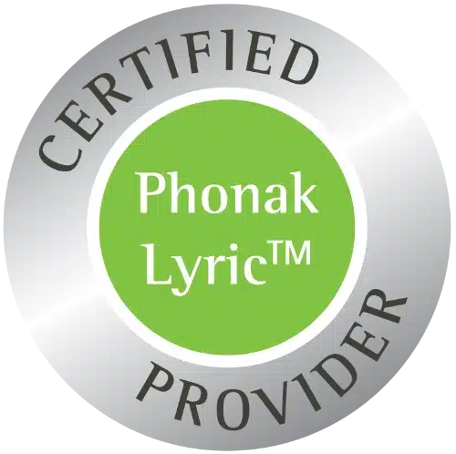 vignette montrant la certification obtenue pour avoir le droit de distribuer des Phonak Lyric solutions auditives invisibles